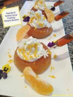 Naartjie Golden Syrup Steamed Pudding