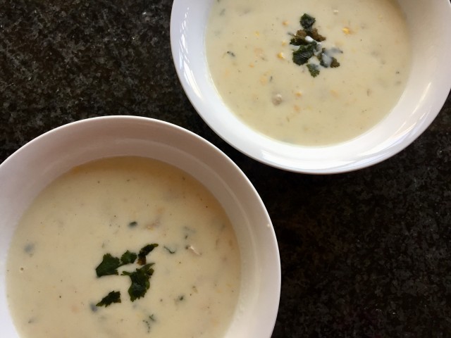 Creamy Chicken Corn Soup