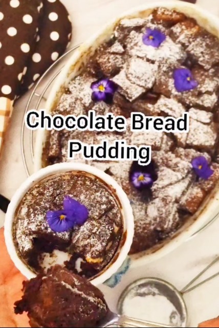 Easy Chocolate Bread Pudding