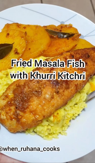 Masala Fish & Khurri Kitchri