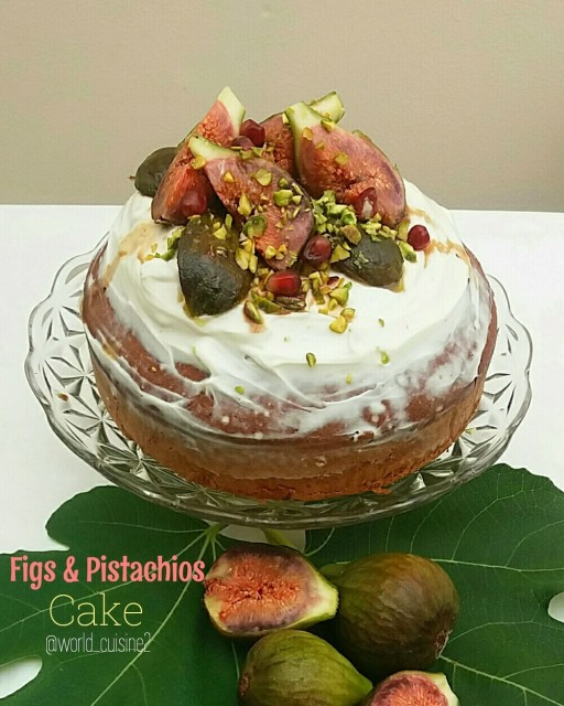 Figs & Pistachios Cake