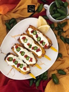 Grilled Mexican Corn (elote)