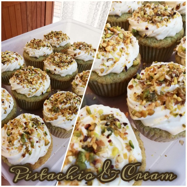 Pure Pistachio Cupakes