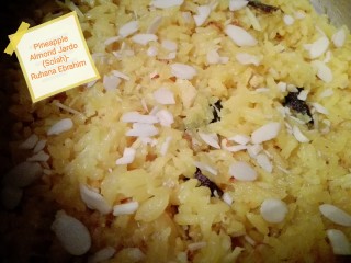 Pineapple Almond Jardo (solah)