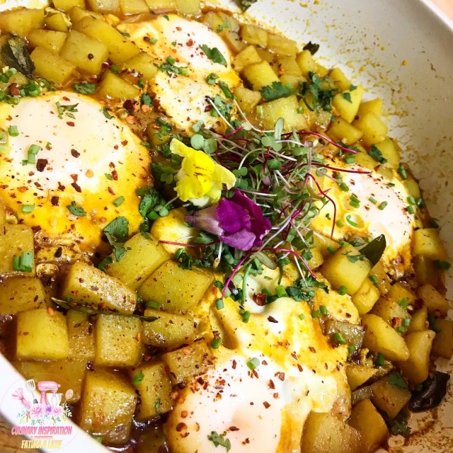 Aloo Fry Eggs