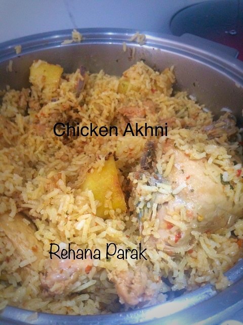 Chicken Akhni 