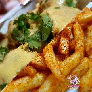 Lemon Butter Seekh Kebabs Served With Masala Chips