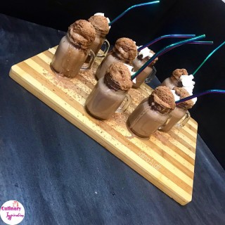 Hazelnut Praline Chocolate Milkshake