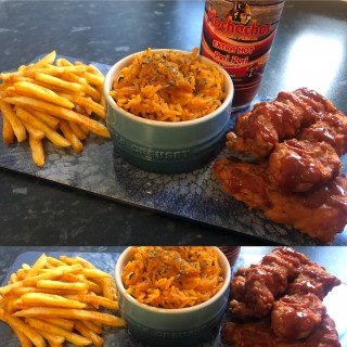 Mochacho’s Inspired Chicken Strips And Chips