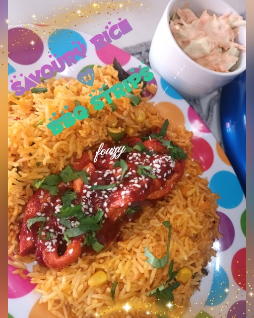 Savoury Rice & Bbq Fillets