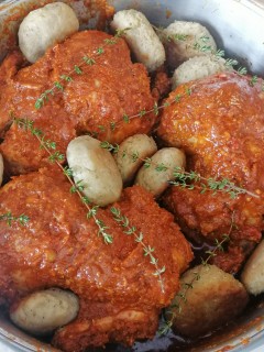 Roast Baby Chickens