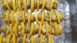 Mint And Lemon Chicken Skewers