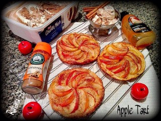 Spiral Apple Tarts (galette)