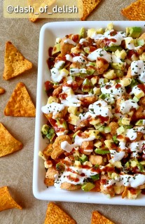 Loaded Chicken Nachos