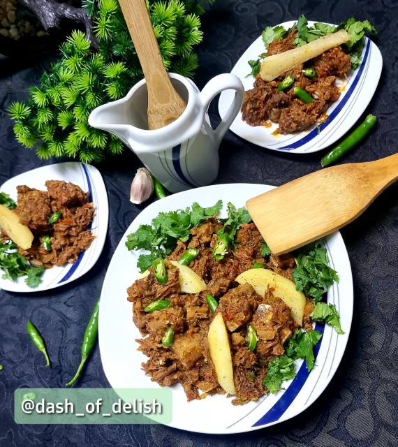 Shredded Mutton Karahi