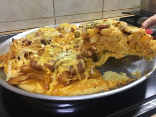 Chips And Polony Pizza 