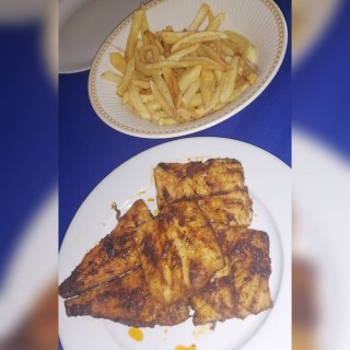 Masala Fish 🐟 And  Slap Chips 🍟