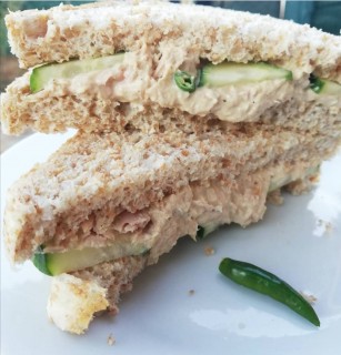 Tuna, Mayo And Chilli Sandwich