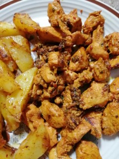 Morrocan Chicken Cubes