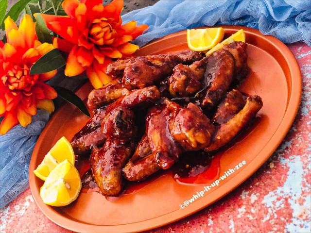Hot Spicy Sticky Chickenwings
