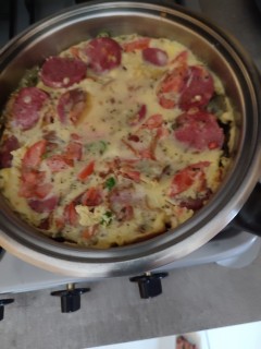 Egg And Polony Omlet (flat)