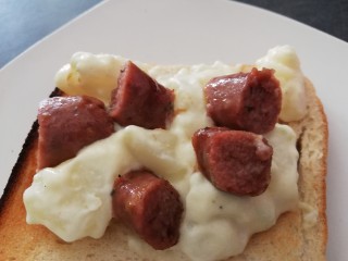 Potato Sausage Toast