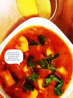 Prawns Deliciously Cooked In Thai Tomotoe Base