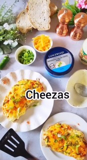 Juicy Lucy Inspired Cheezas