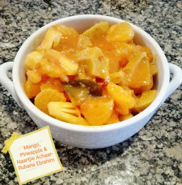 Mango Pineapple Naartjie Achaar