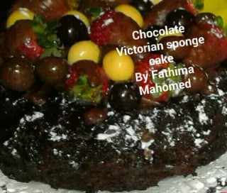 Chocolate Victorian Sponge Cake