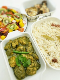 Green Chicken Karahi