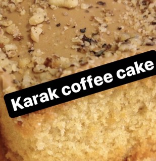 Karak Coffee Cake - Inspired By @chaiiwala
