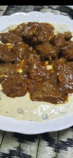 Steak In Mushroom Sauce