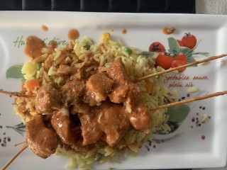 Saucy Chicken Skewers