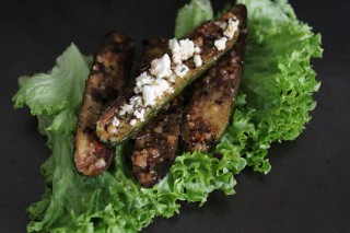 Grilled Marinated Baby Marrow