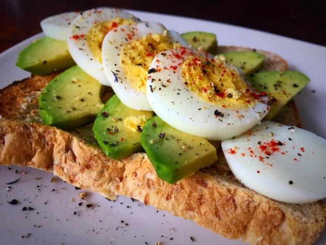 Healthy Egg And Avo Bread