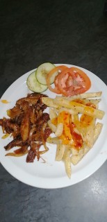 Braised Steak And Chips