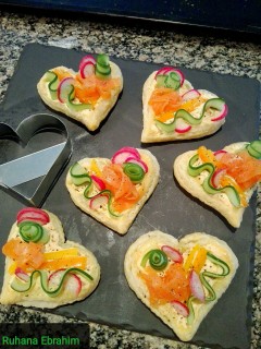 Oak Smoked Trout Tarts