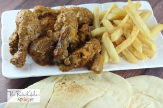 Saucy Chicken Souvlakh