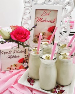 Rose And Pistachio Milkshake