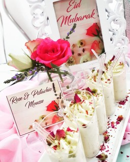 Rose And Pistachio Mousse