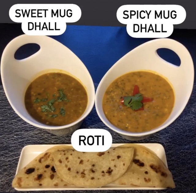 Spicy Green Moong Dhall (mug)