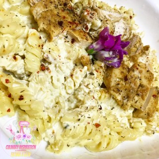 Creamy Pasta With Seared Chicken