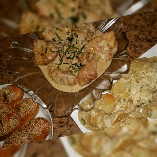 Sour Cream Chicken ,sour Cream Potatoes