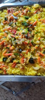 Almond Masala Fish Casserole