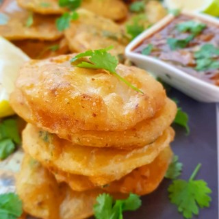Flat Potato Bhajia