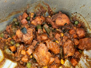 Hake Curry With Veg
