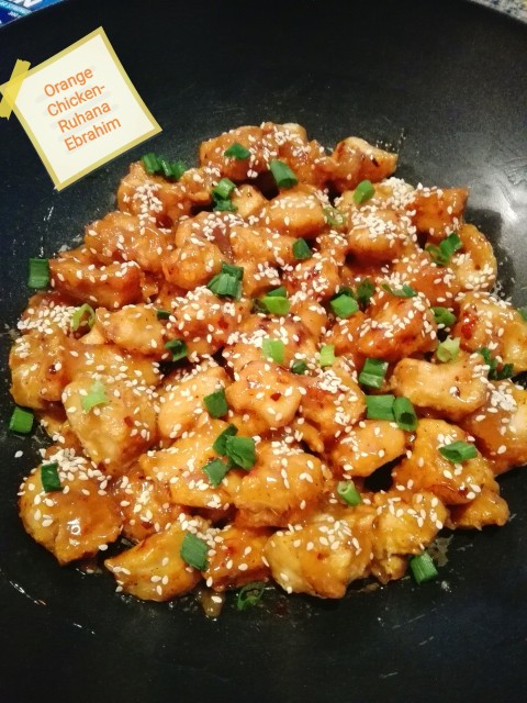 Sticky Fried Orange Chicken