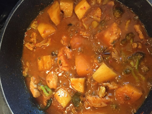 Pumpkin Spice Chicken Stew