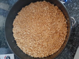 Golden Oreo And Peach Melba Pudding Torte